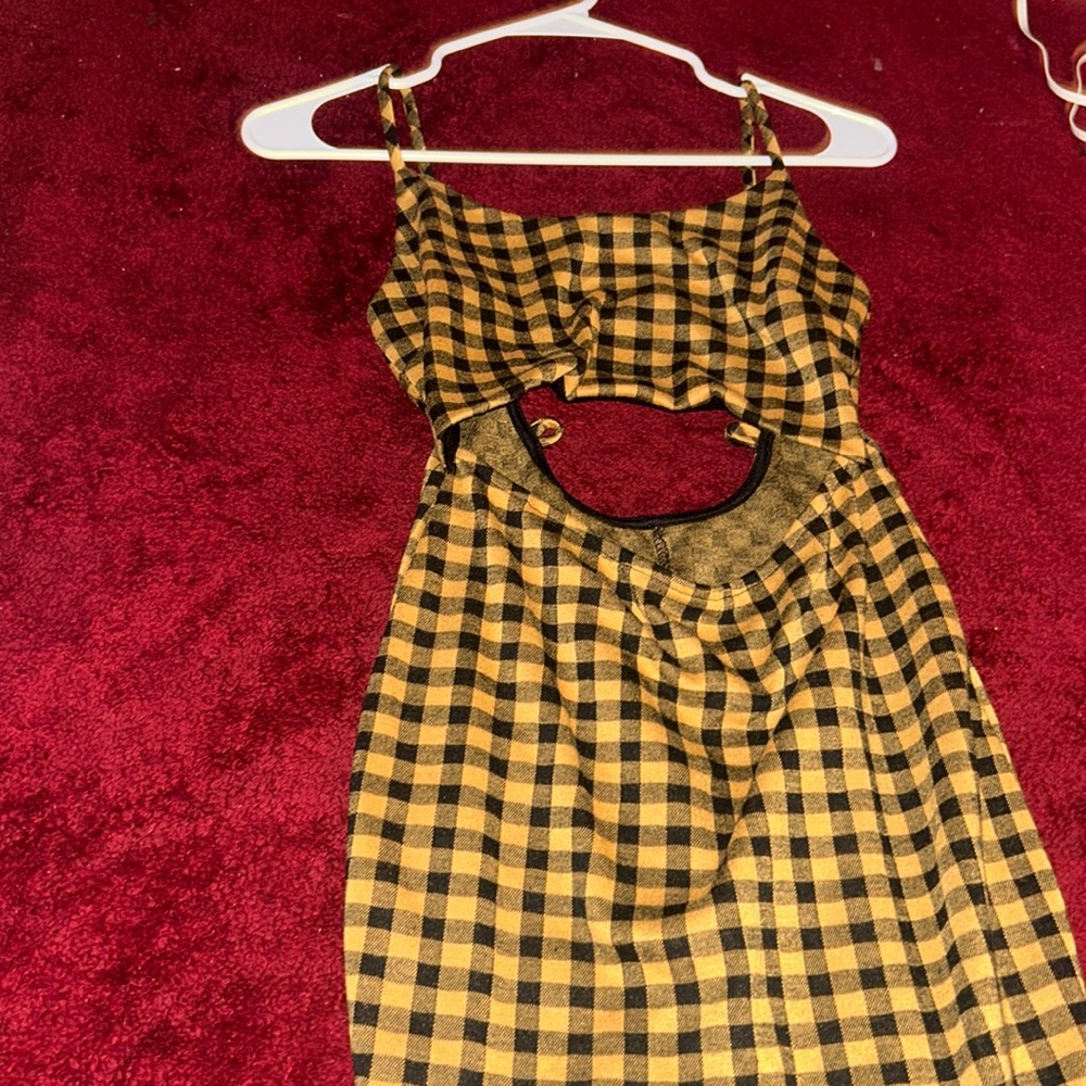 Black and yellow dress,size S